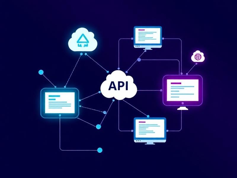 API integration diagram showing connected systems and data flows